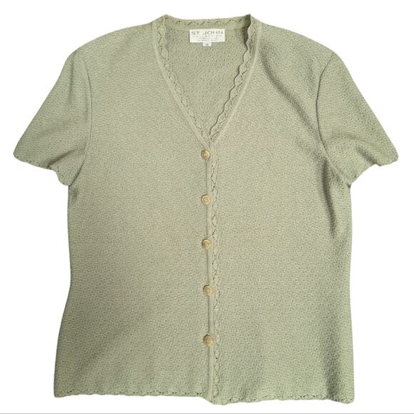 St. John 3 Piece Skirt suit Size 14 Large - Picture 2 of 6